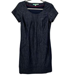 boden virginie linen midi dress Boden Boden Virginie Linen Midi Dress Chambray 14